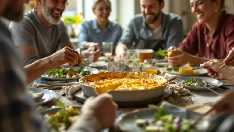 Deze originele variant van de aardappelquiche zal al uw gasten bekoren