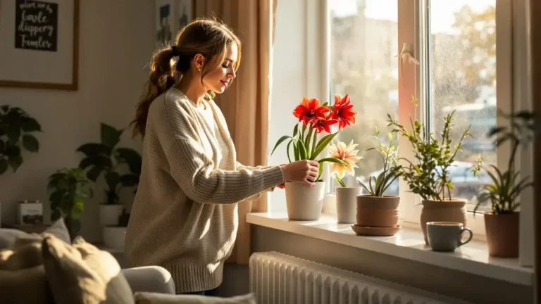 Experts zijn het erover eens: de amaryllis op de juiste plek zetten is cruciaal. Het is niet zomaar een kwestie van decoratie, ze leggen uit dat het de bloei beïnvloedt.