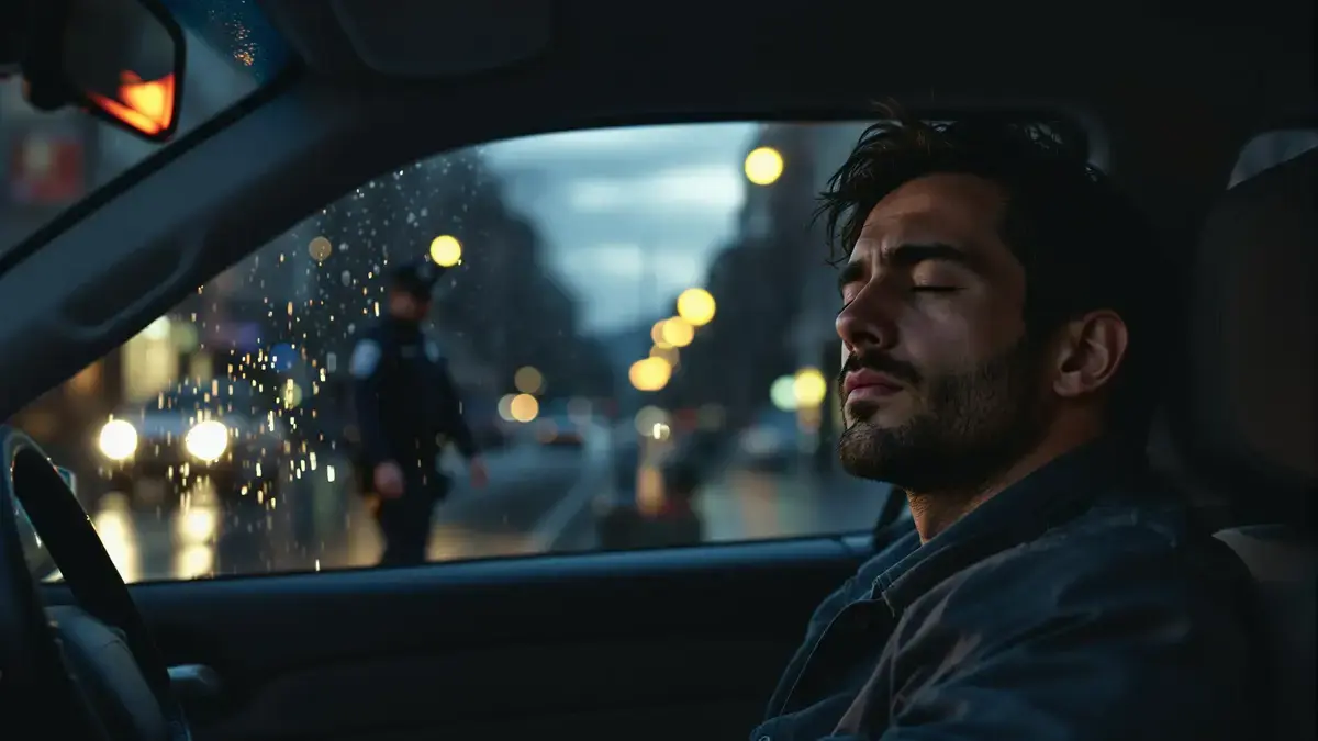 Deskundigen zijn duidelijk slapen in uw auto na alcoholgebruik of bij vermoeidheid is niet zonder risico u zou het kunnen betreuren bij een controle