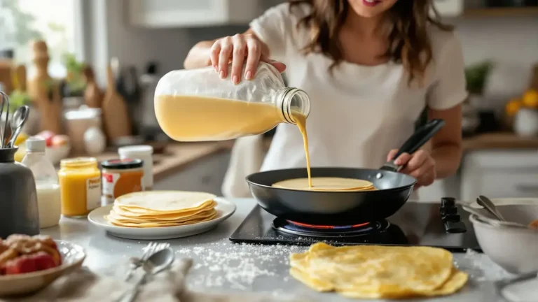 Wie zei dat je eieren nodig hebt? Deze crêpes zijn licht en klaar in 5 minuten