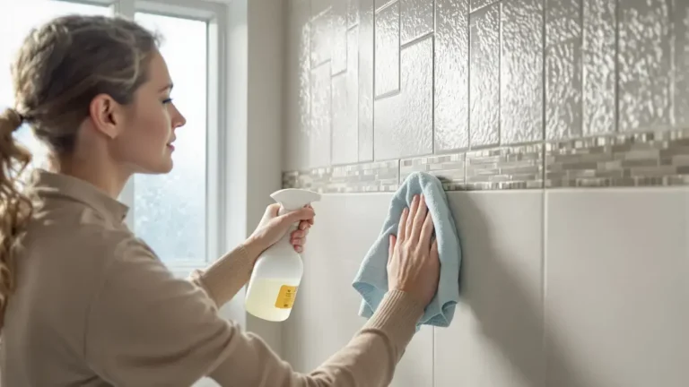 Om schimmel in de badkamer te verwijderen volstaat een jaarlijks ritueel van 5 minuten zonder bleekmiddel