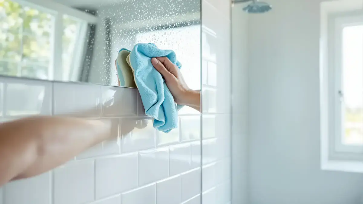 Een minuut per dag om schimmel van de kitvoegen in uw badkamer te verwijderen