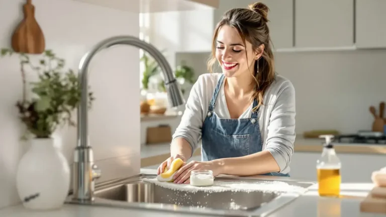 Deze zelfgemaakte schuurcrème onthult een onderschatte methode voor een vlekkeloze gootsteen zonder moeite of chemicaliën